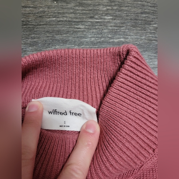 Like New! Aritzia Wilfred Free - Harper Cropped Sweater, Size Small - Picture 4 of 8